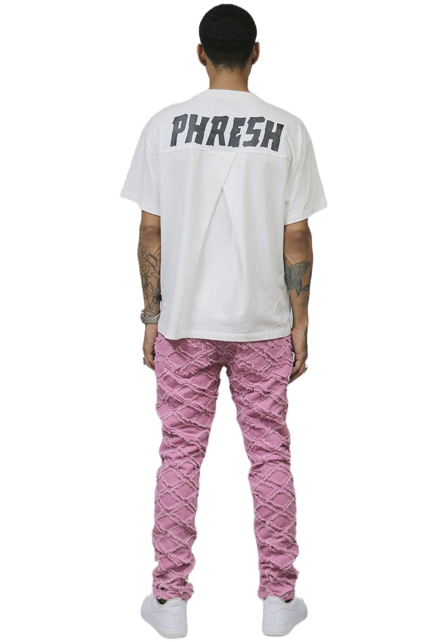 MARVIN Men's premium rip&repair slim fit quilted denim pants - Concordia Style Boutique