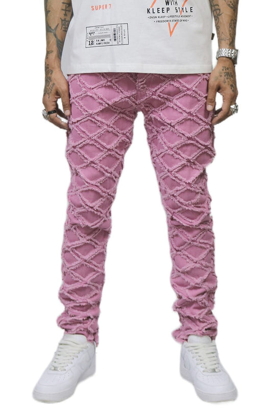 MARVIN Men's premium rip&repair slim fit quilted denim pants - Concordia Style Boutique