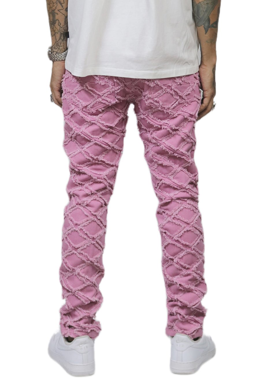 MARVIN Men's premium rip&repair slim fit quilted denim pants - Concordia Style Boutique