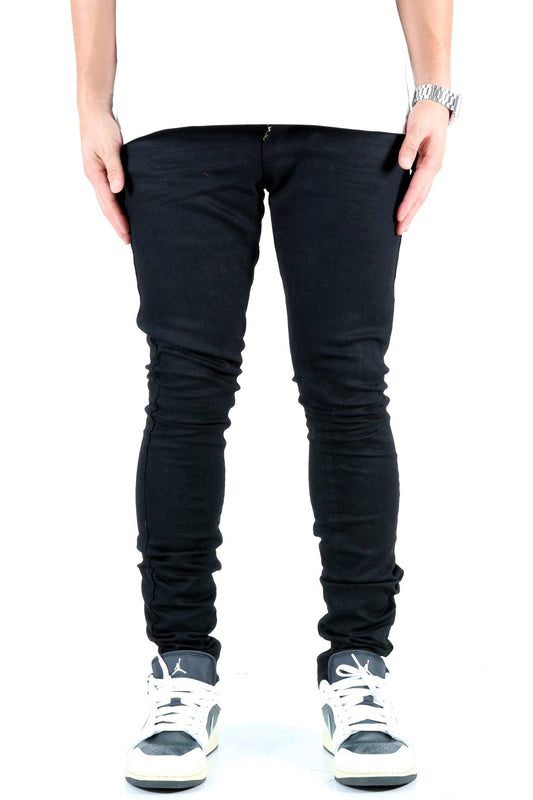 ALAN Men's Premium Wax Coated Skinny Denim Pants - Concordia Style Boutique