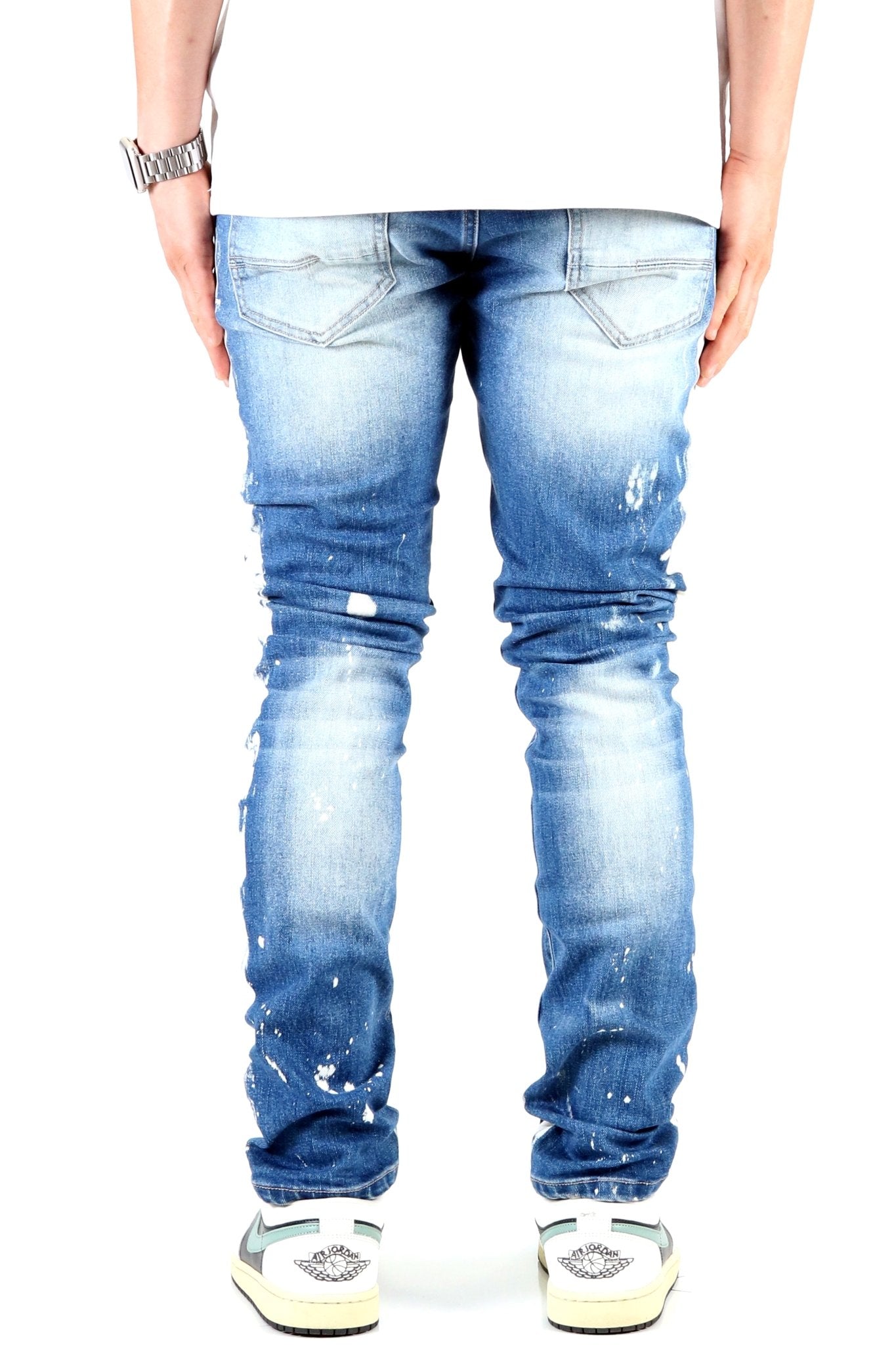SAVAGE Men's Premium Heavy Washed Skinny Denim Pants - Concordia Style Boutique