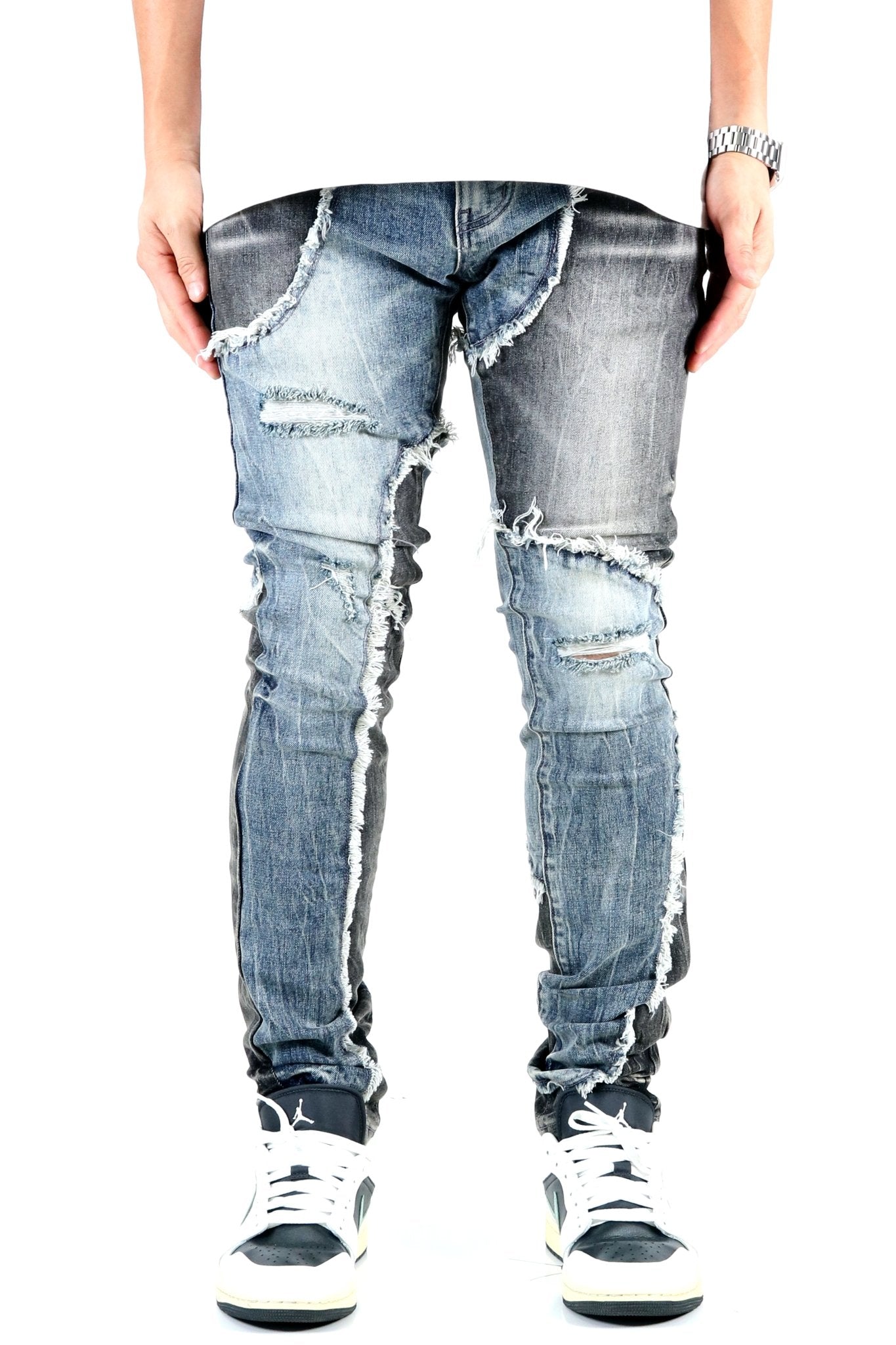 TOTE Men's Premium Heavy Washed Skinny Denim Pants - Concordia Style Boutique