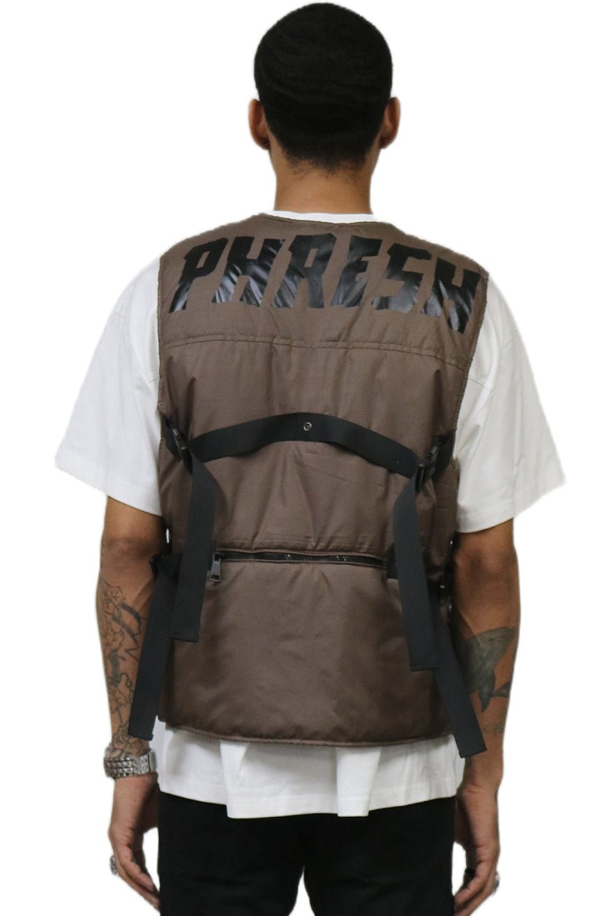 HAZEL Men's premium cire padded vest with functional tape and multi pocket - Concordia Style Boutique