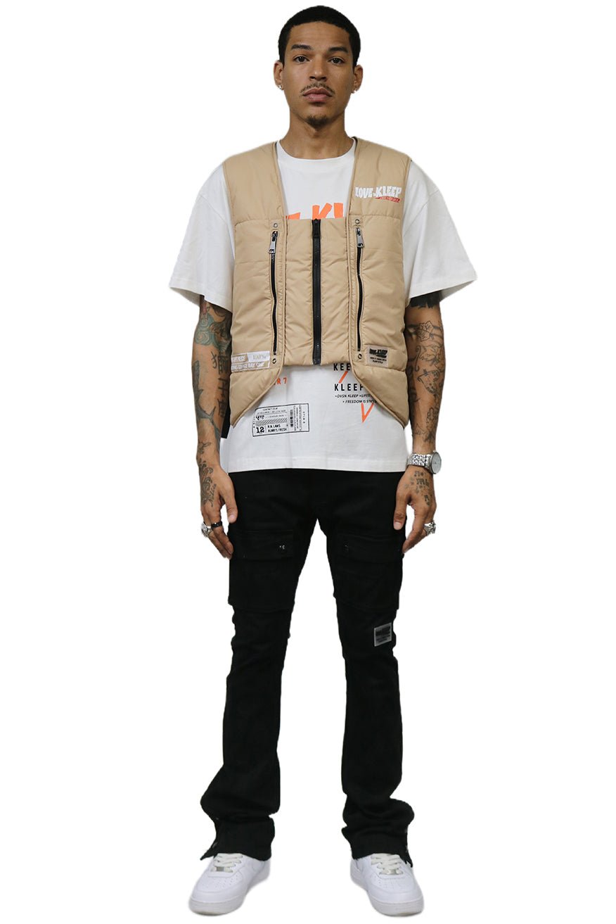 KIEL Men's premium cire padded vest with functional tape and multi pocket - Concordia Style Boutique