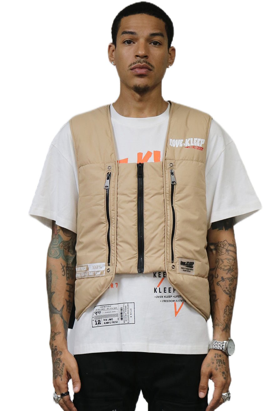 KIEL Men's premium cire padded vest with functional tape and multi pocket - Concordia Style Boutique