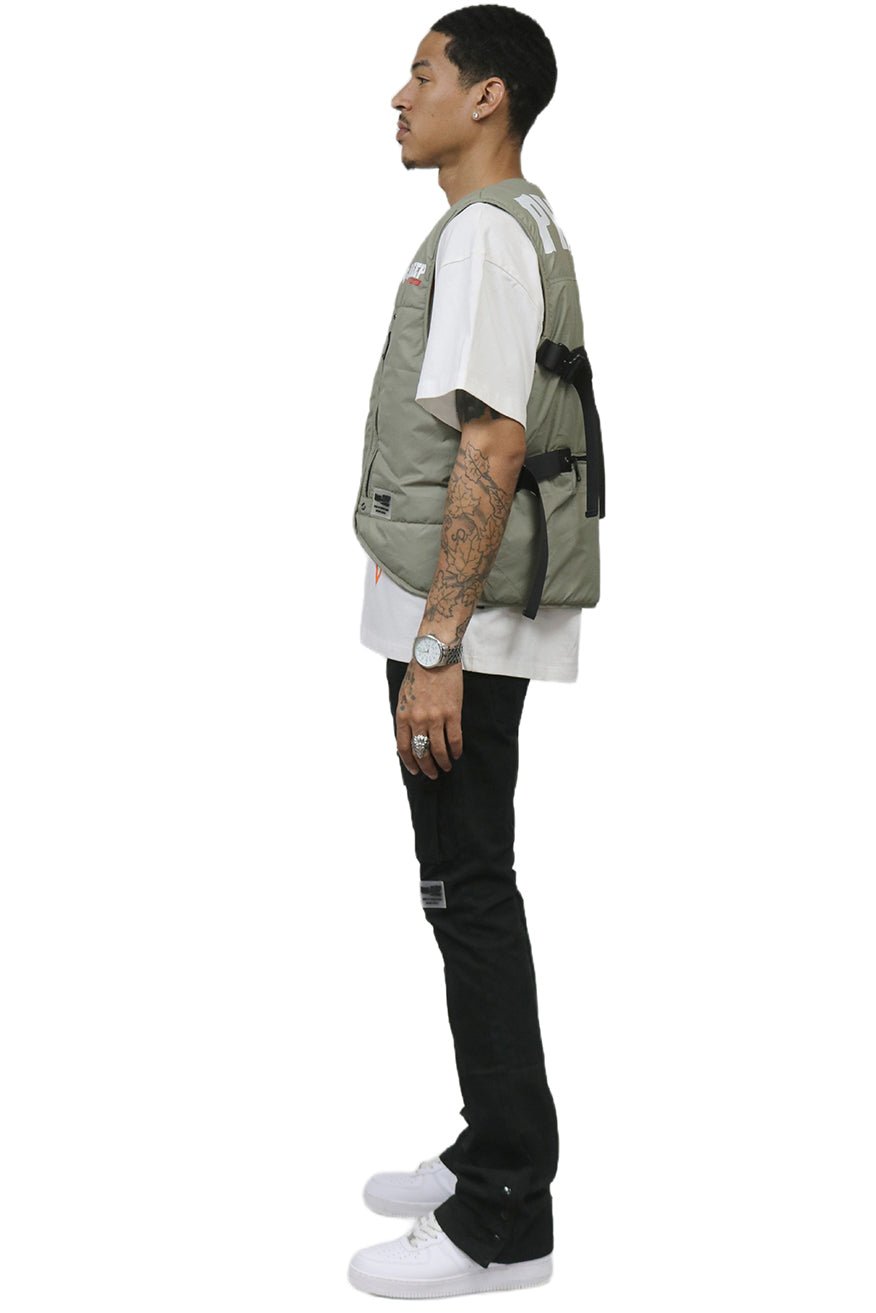 LAUREL Men's premium cire padded vest with functional tape and multi pocket - Concordia Style Boutique