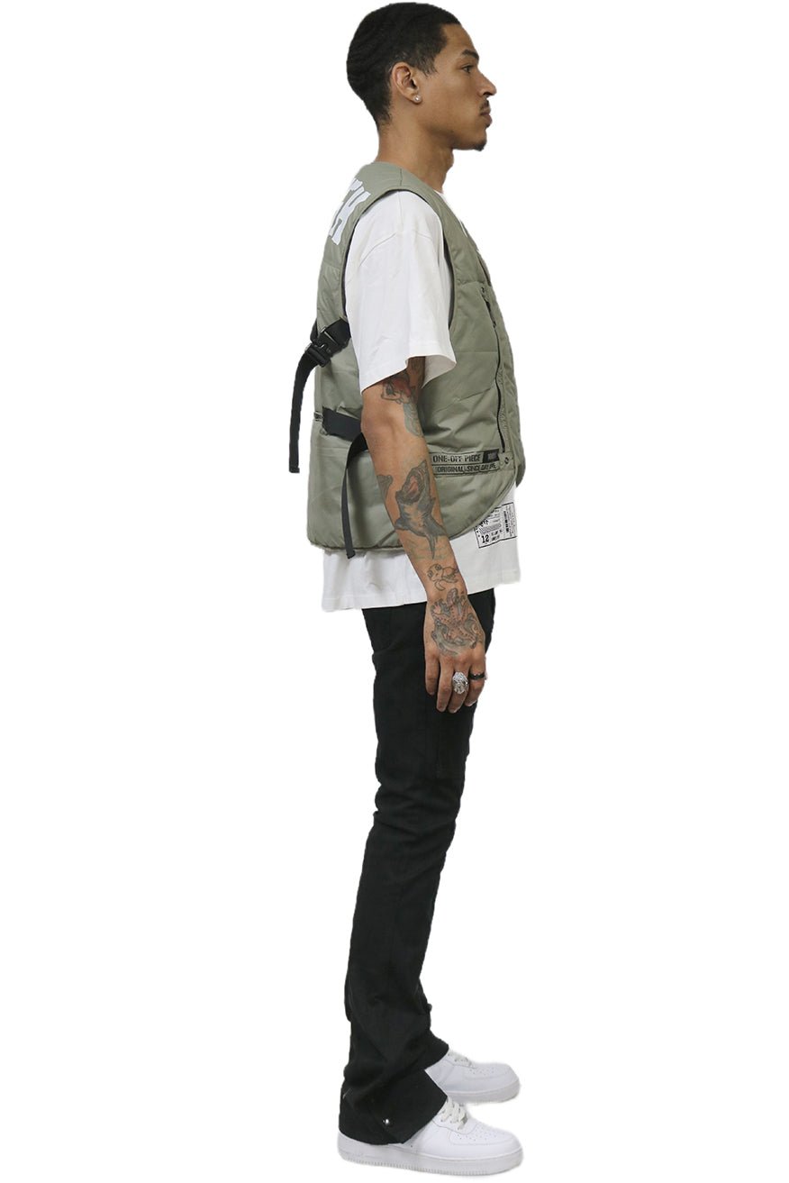 LAUREL Men's premium cire padded vest with functional tape and multi pocket - Concordia Style Boutique