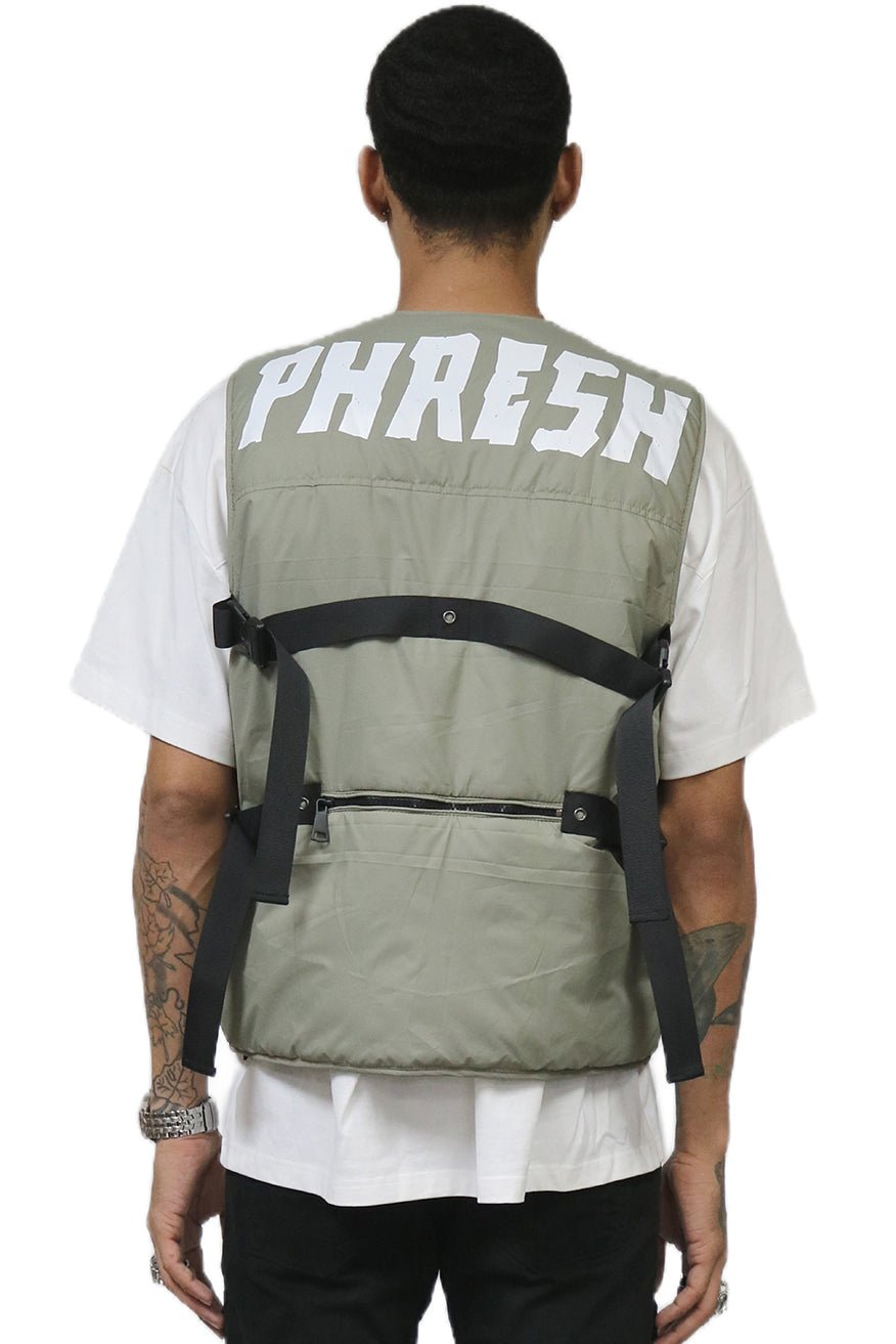 LAUREL Men's premium cire padded vest with functional tape and multi pocket - Concordia Style Boutique