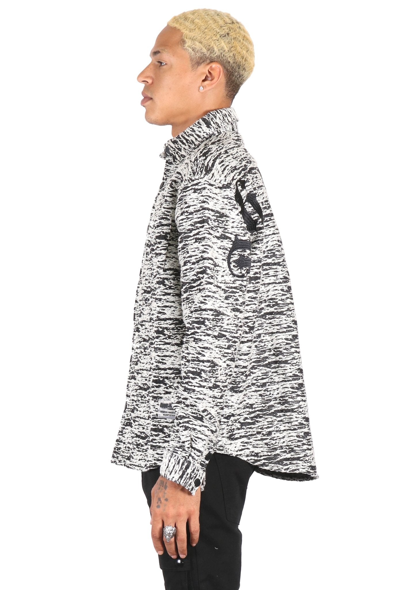 KIRK Men's mixed jacquard texture shirt - Concordia Style Boutique