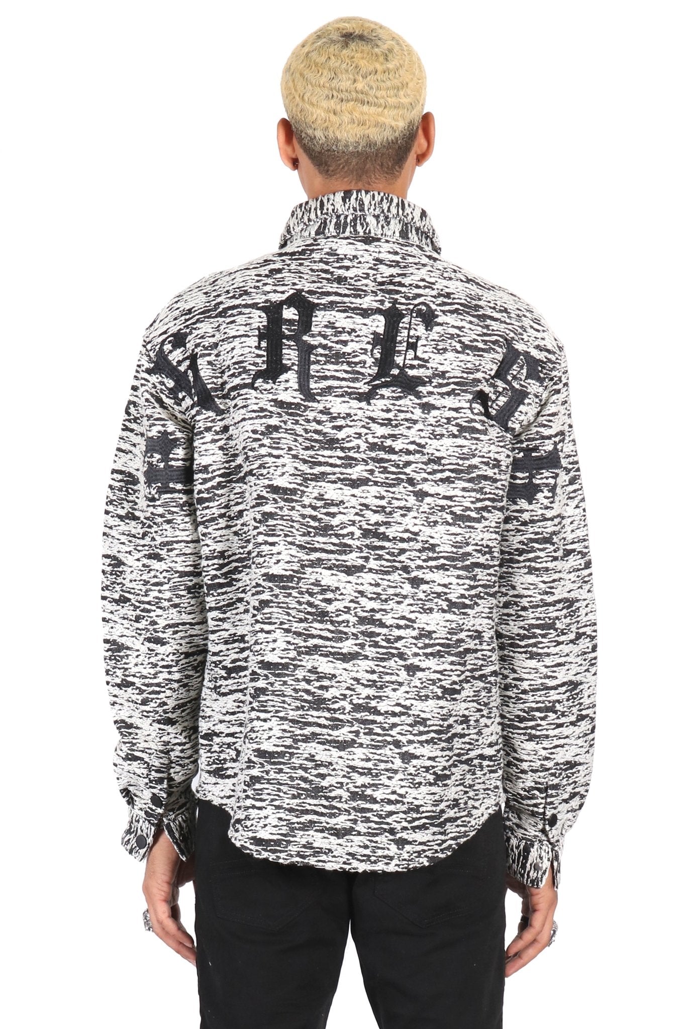 KIRK Men's mixed jacquard texture shirt - Concordia Style Boutique