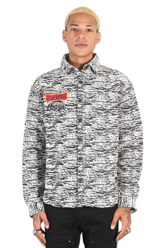 KIRK Men's mixed jacquard texture shirt - Concordia Style Boutique