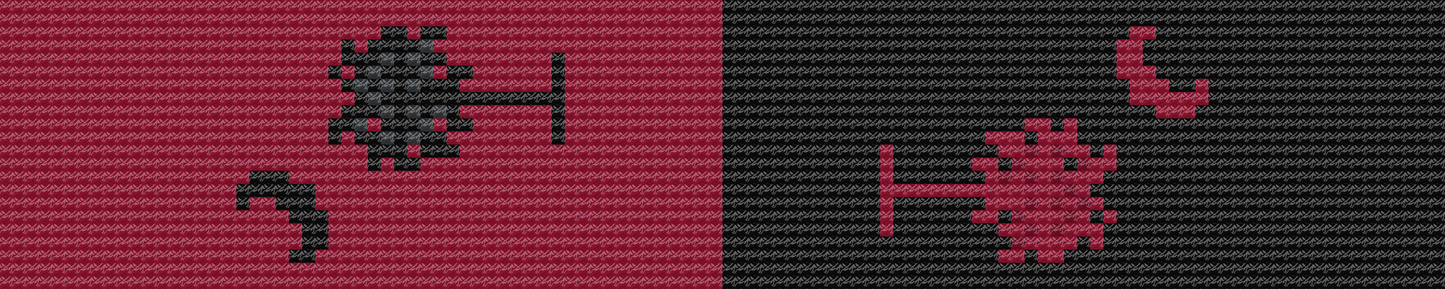 Key Fob - Palmetto Moon Garnet Black Combo