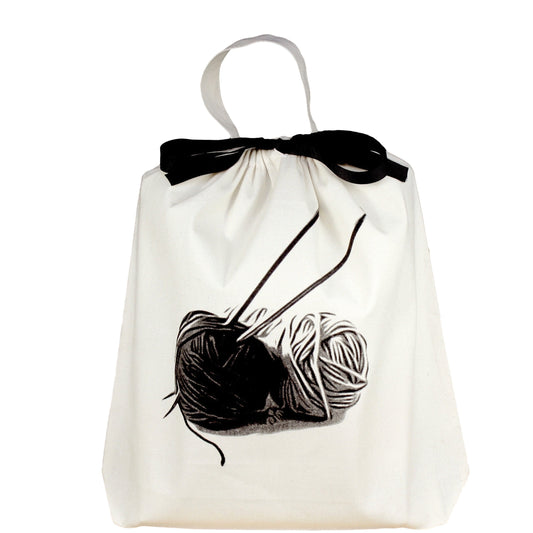 Knitting Bag, Cream - Concordia Style Boutique