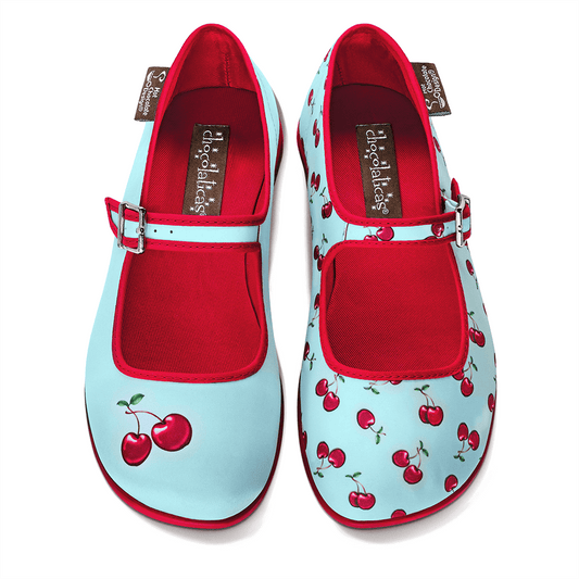 Chocolaticas® Cherry Women's Mary Jane Flat - Concordia Style Boutique