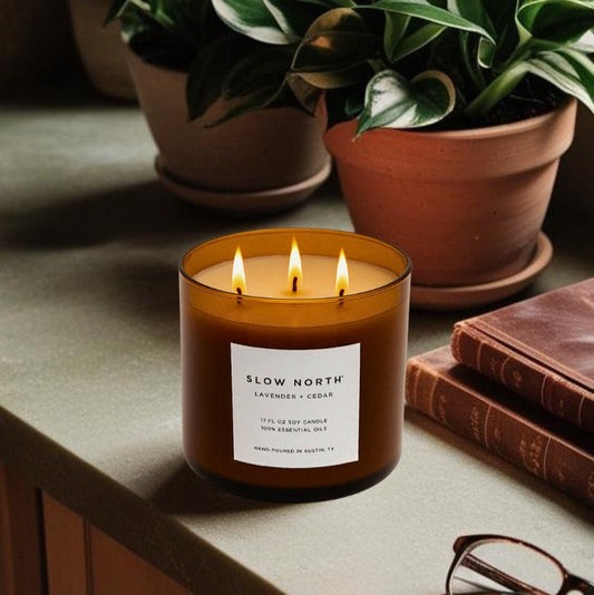 Lavender + Cedar - Signature 3-Wick Candle - Concordia Style Boutique