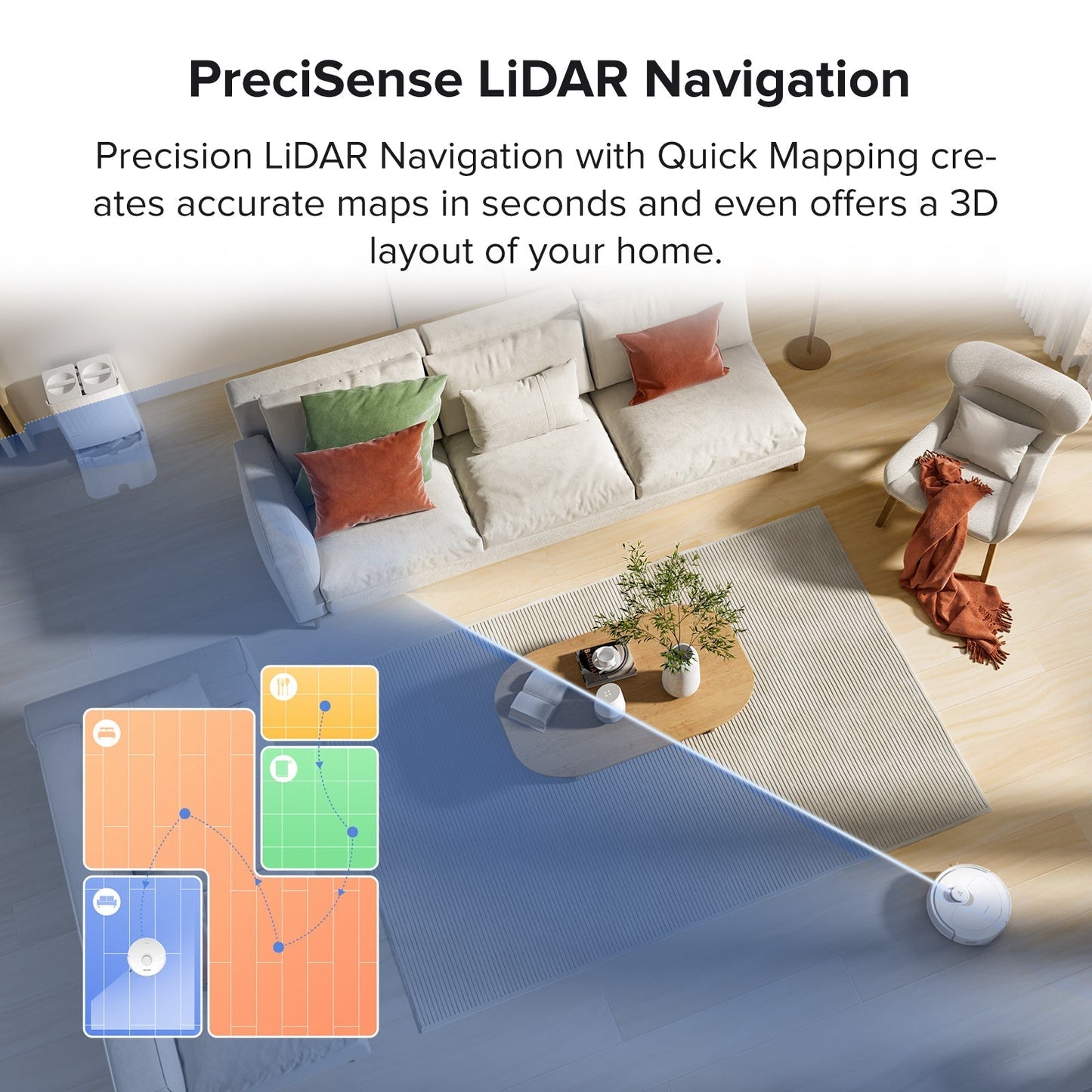 Roborock Qrevo Robot Vacuum with Multifunctional Dock