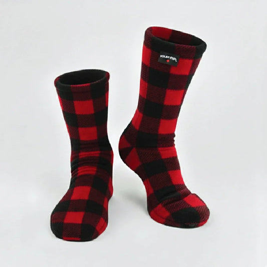 Kids' Fleece Socks - Lumberjack