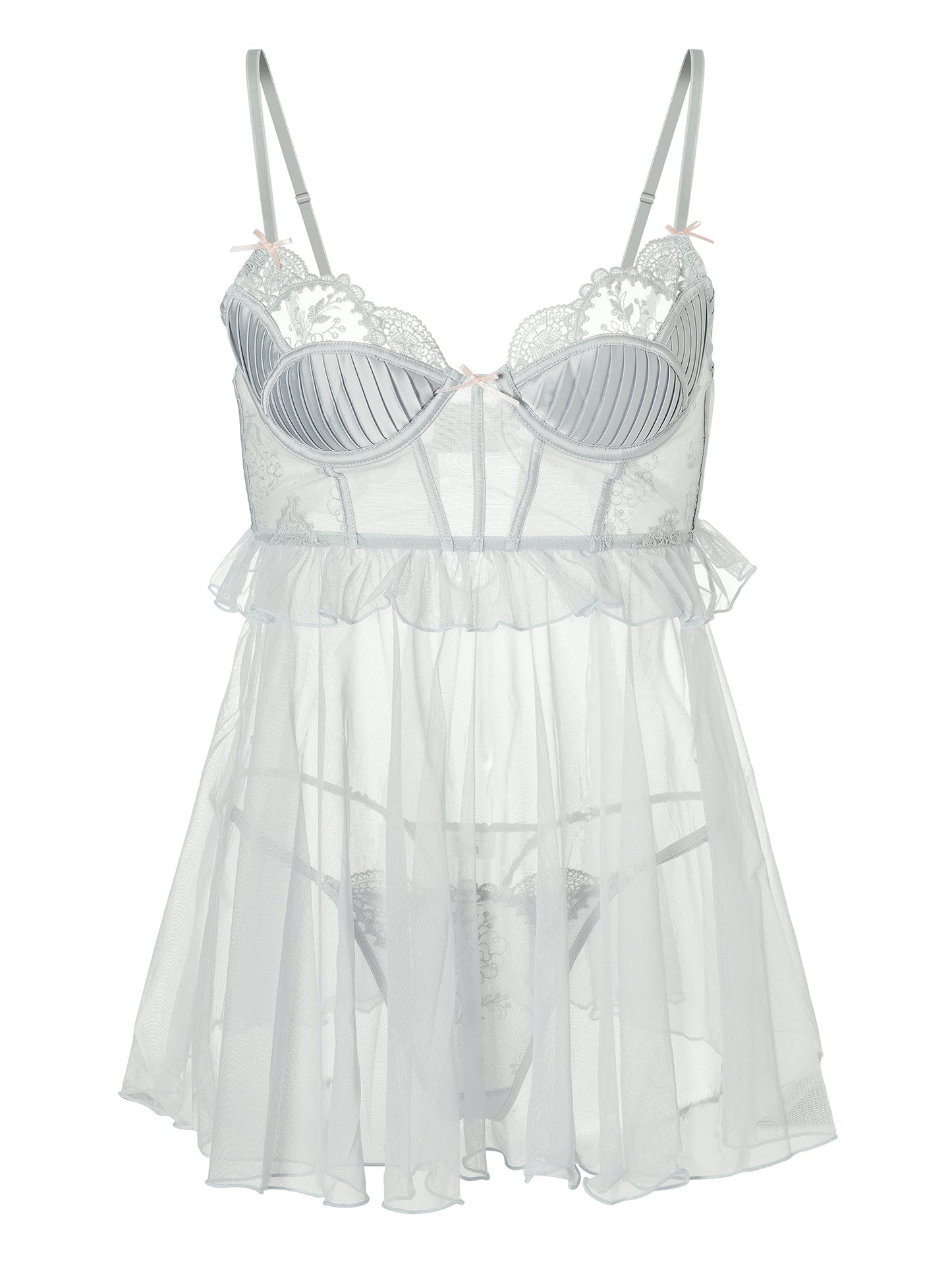 Elegant Embroidered Lace Slip Dress - Concordia Style Boutique