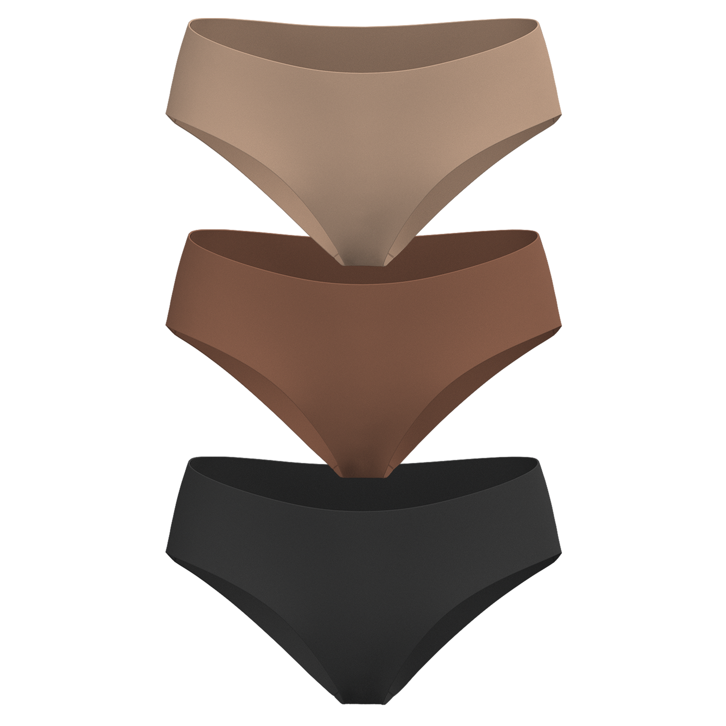 Low Rise Hipster 3 Pack [Dark Neutrals]