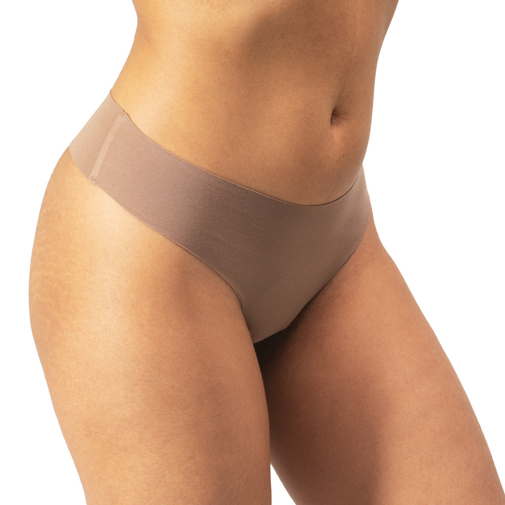 Organic Cotton No Show Low Rise Thong