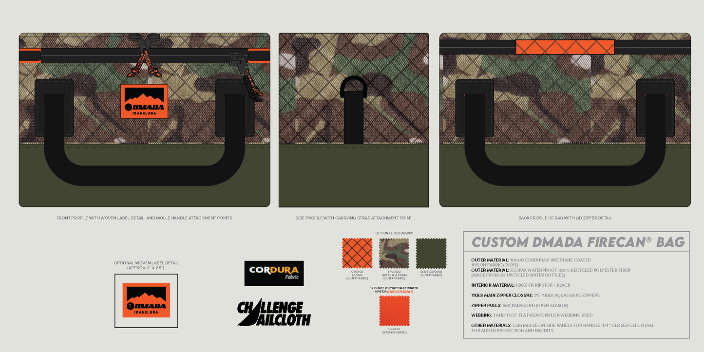 Limited Release - Dmada Firecan Bag (All New)