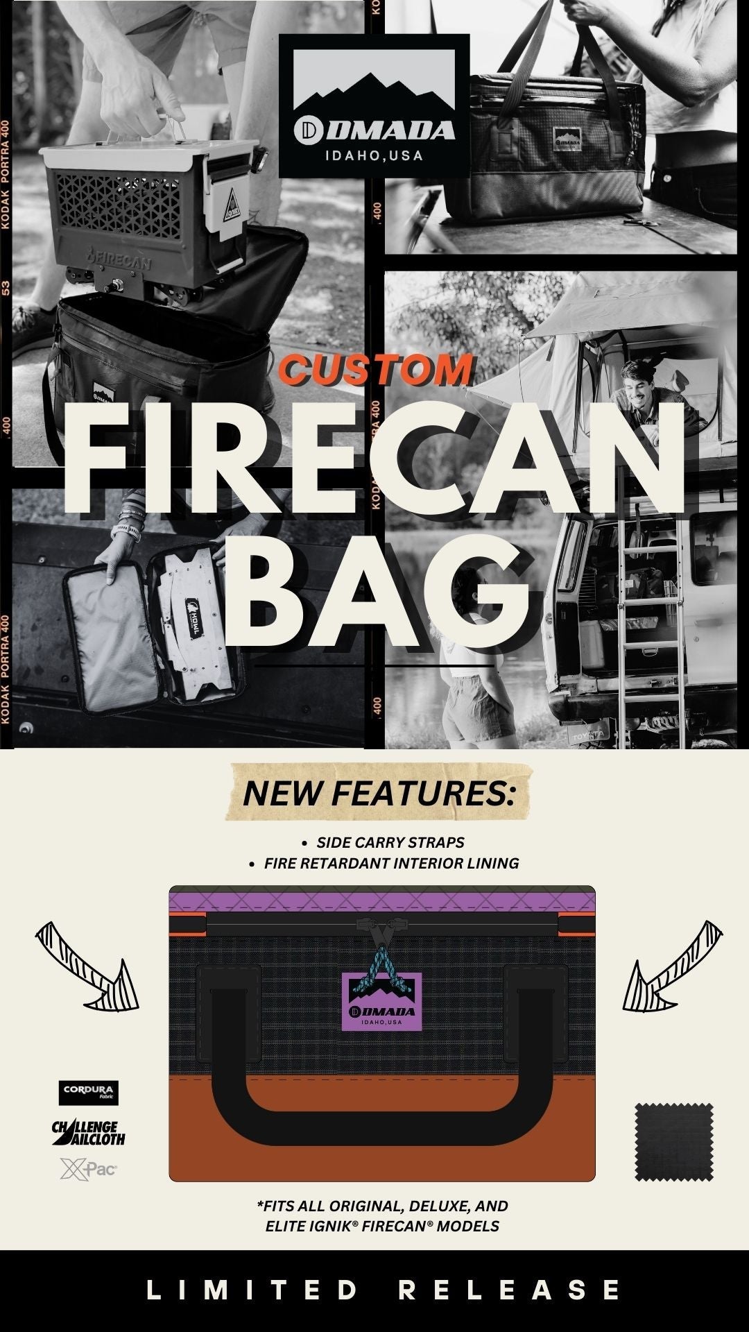 Limited Release - Dmada Firecan Bag (All New)