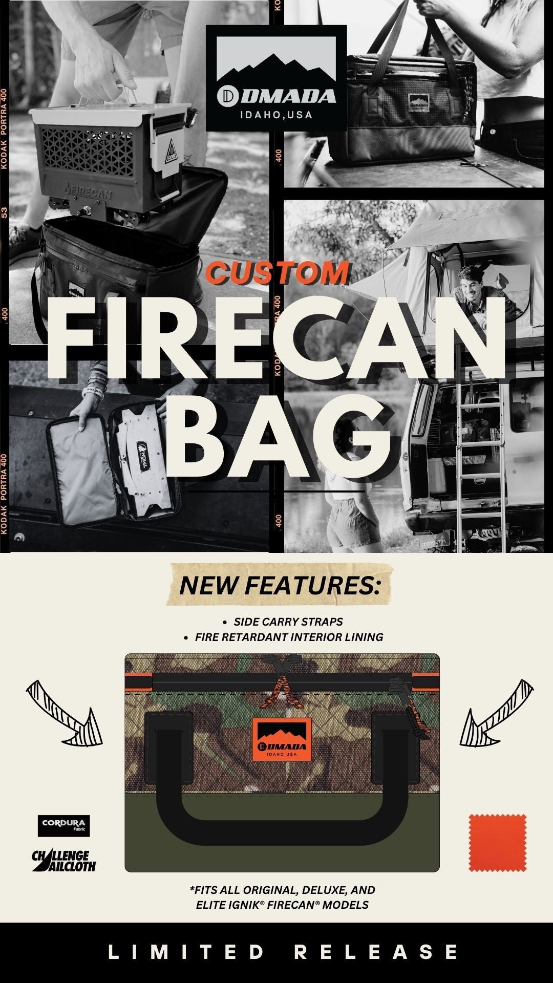 Limited Release - Dmada Firecan Bag (All New)