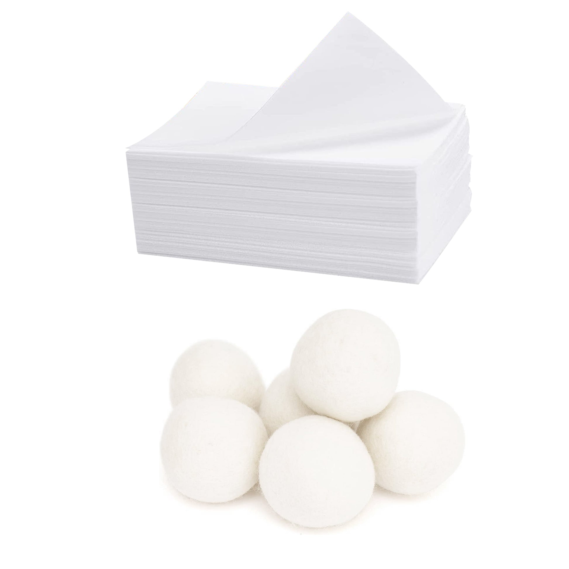 Laundry Care Essentials Bundle: 100 Detergent Sheets + 6 Wool Dryer Balls Pack - Concordia Style Boutique