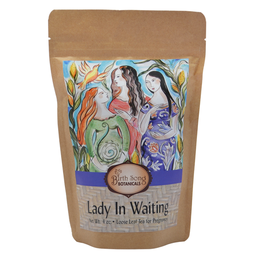 Lady in Waiting Herbal Pregnancy Tea Supports a Healthy Pregnancy* with Organic Red Raspberry Leaf 4 oz. - Concordia Style Boutique
