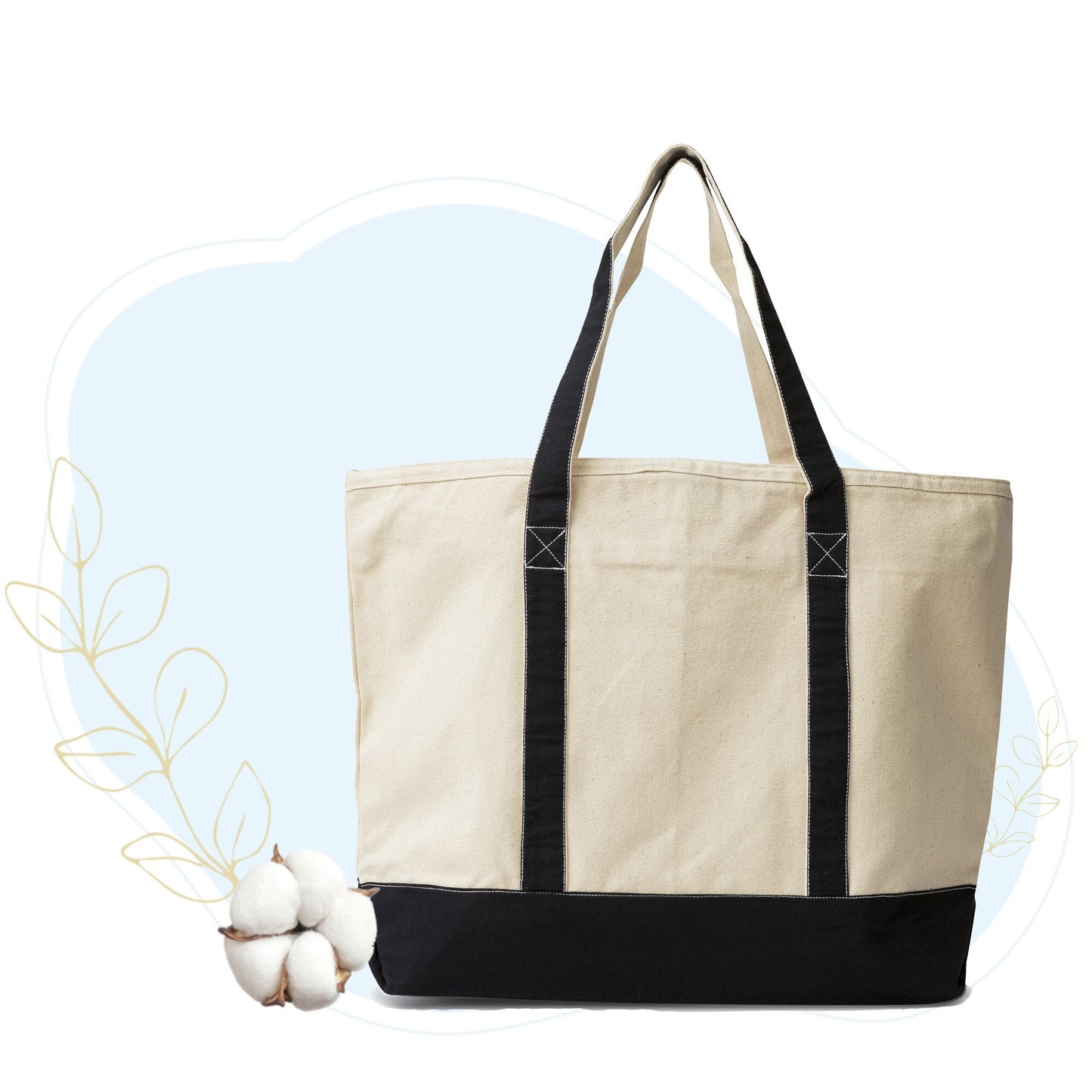 Extra Large Canvas Tote - Concordia Style Boutique