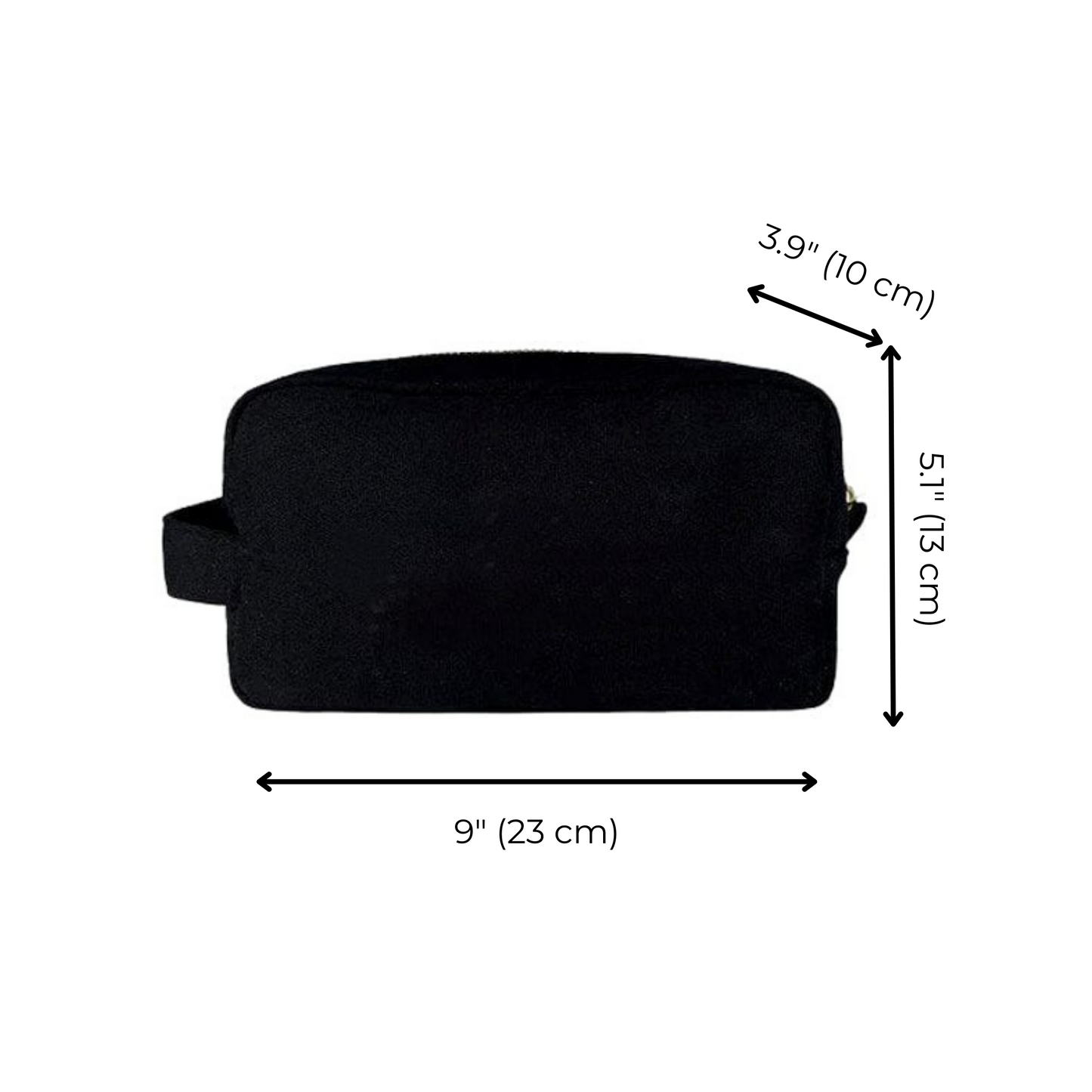 Toiletry Bag - Organizing Pouch, Large, Black - Concordia Style Boutique