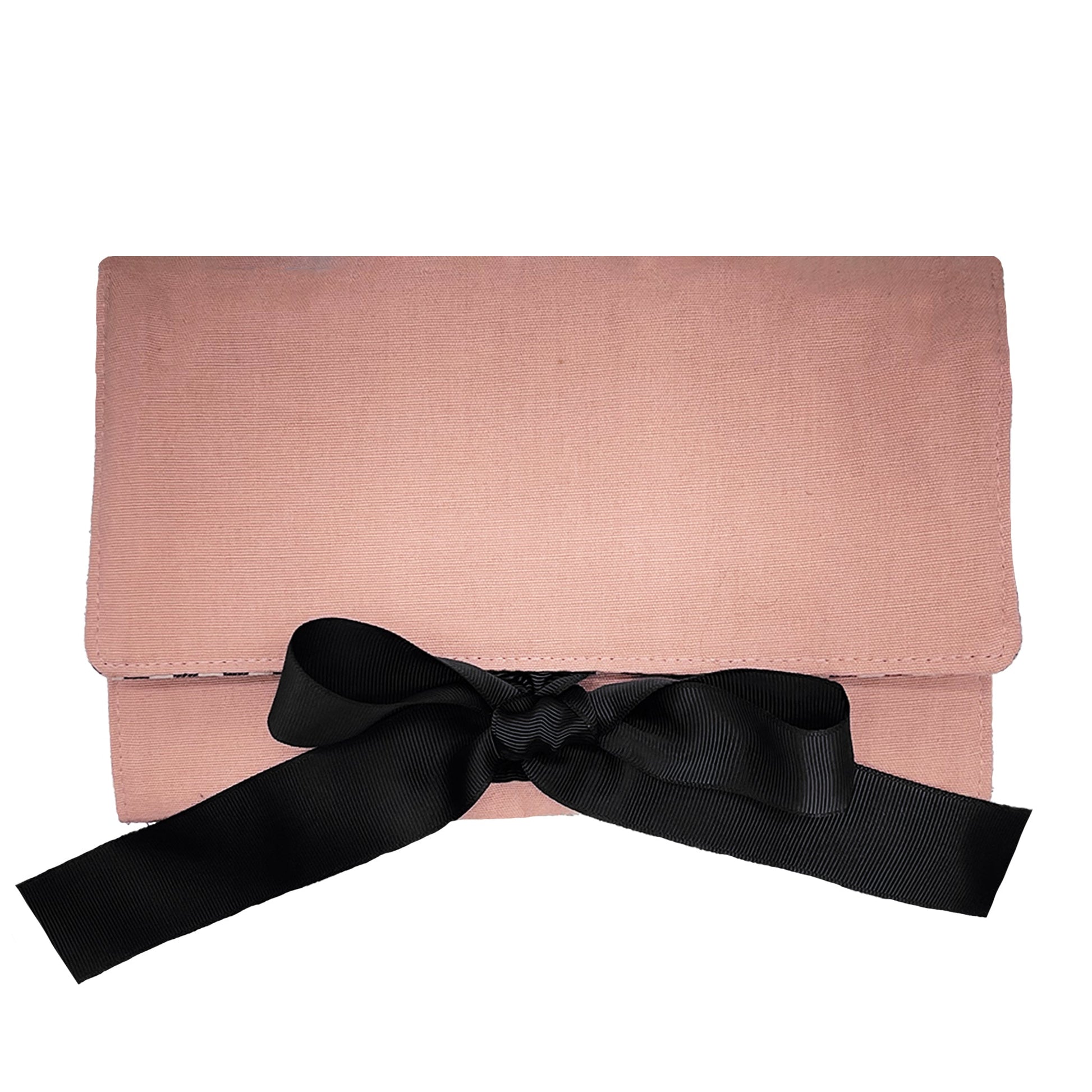 Large Jewelry Roll, Travel Pouch, Pink/Blush - Concordia Style Boutique