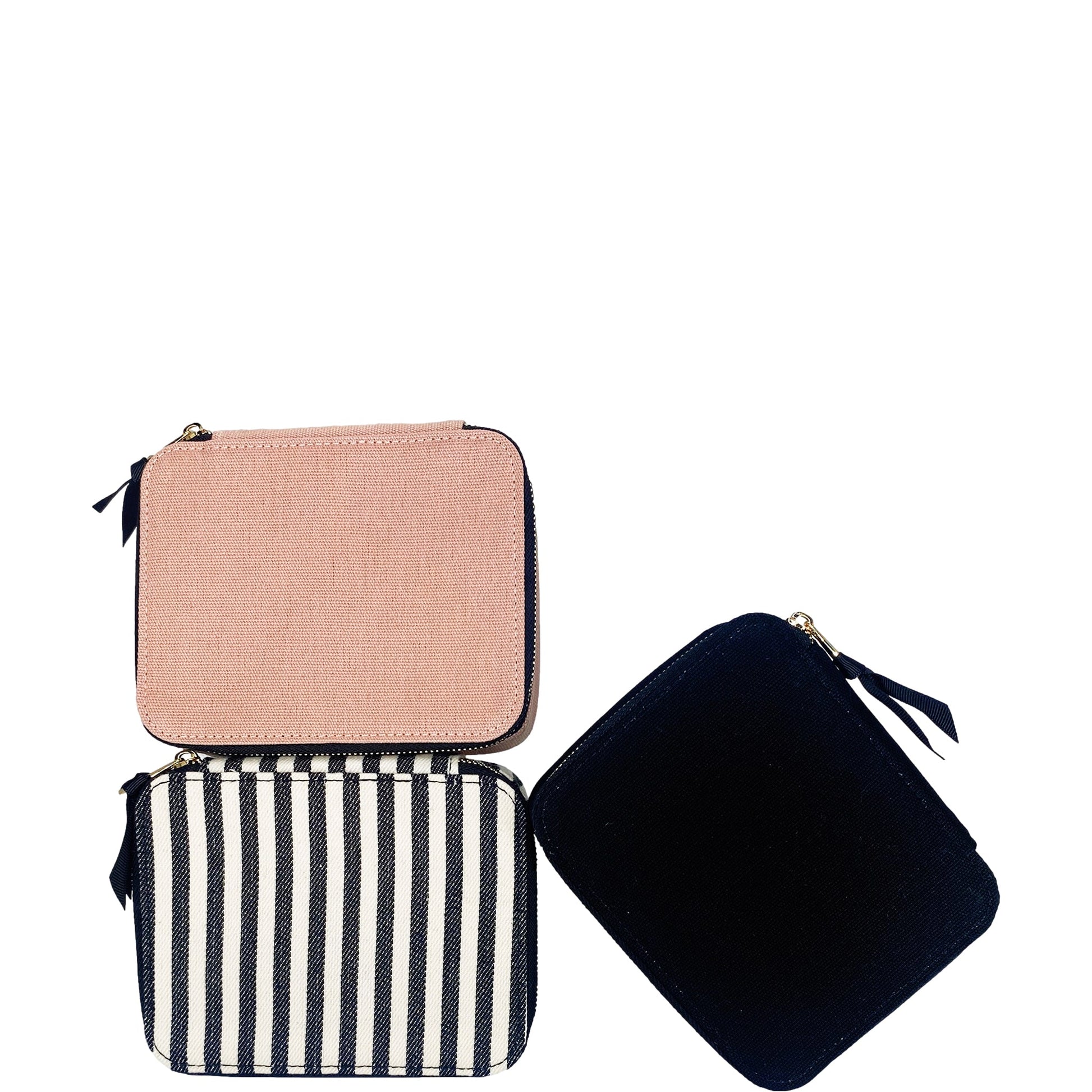 Cosmetics/Trinket Box, Striped - Concordia Style Boutique