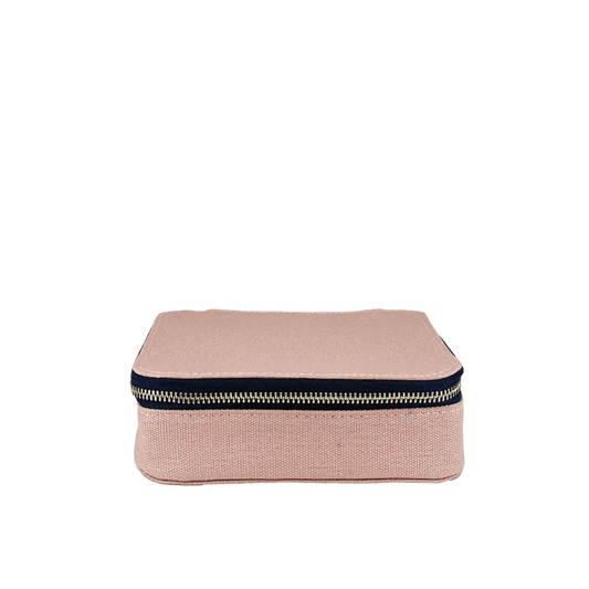 Large Pill Travel Case with Individual Daily Pill Organizer, Pink/Blush - Concordia Style Boutique