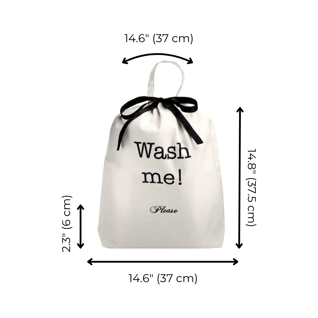 Wash Me, Laundry Bag, Cream - Concordia Style Boutique