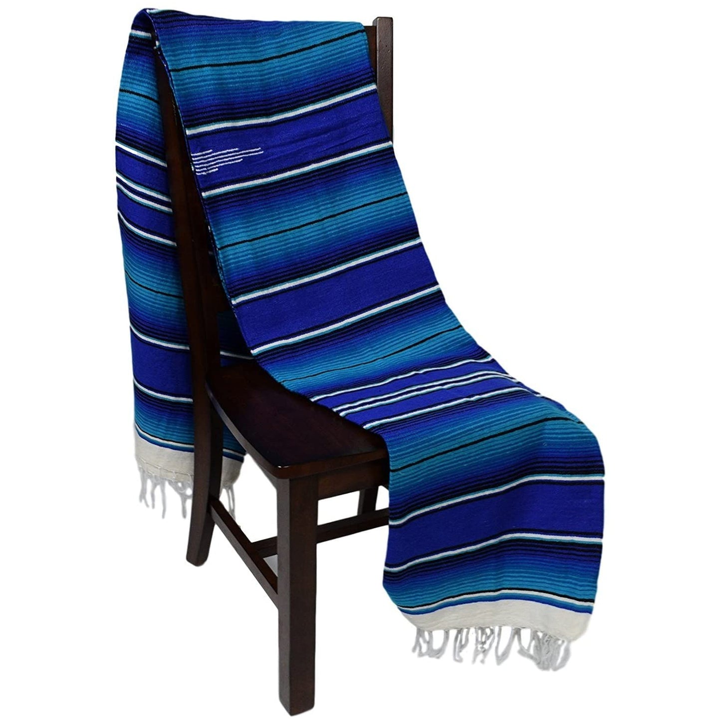 Blue Serape Isla Blanket - Concordia Style Boutique