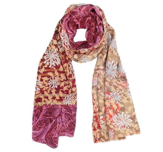 Amaya double layered silk stole