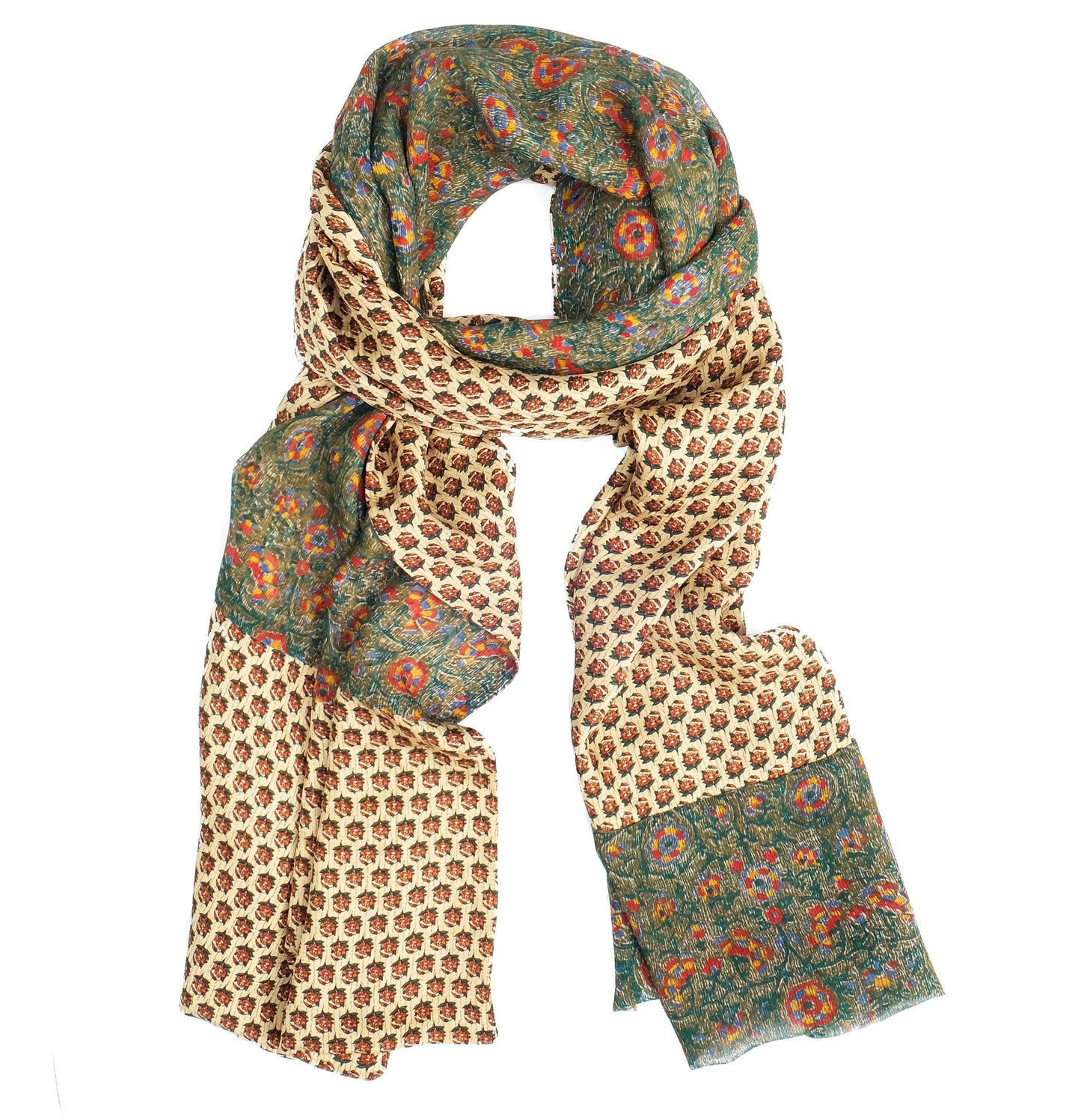 Amaya double layered silk stole