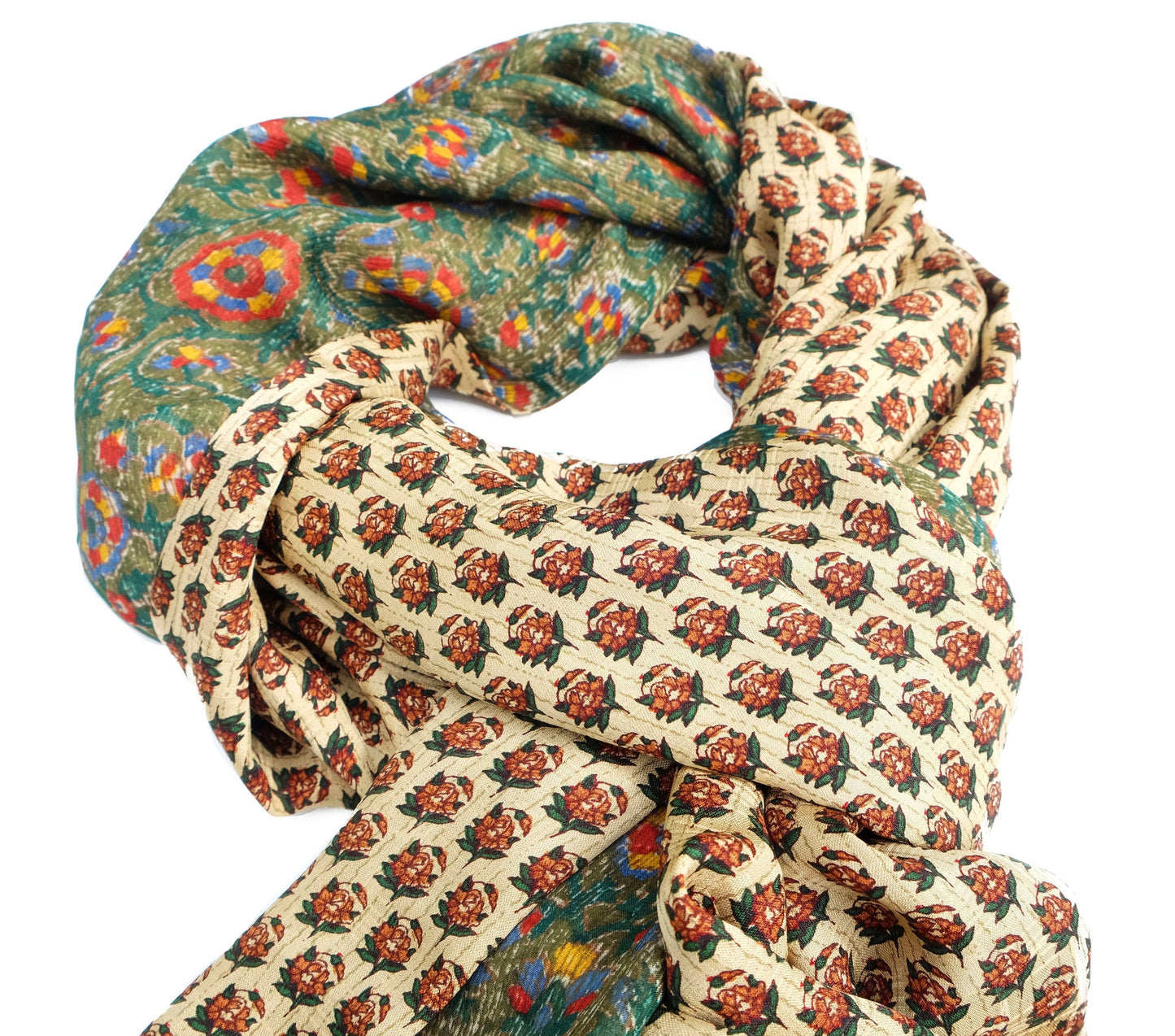 Amaya double layered silk stole