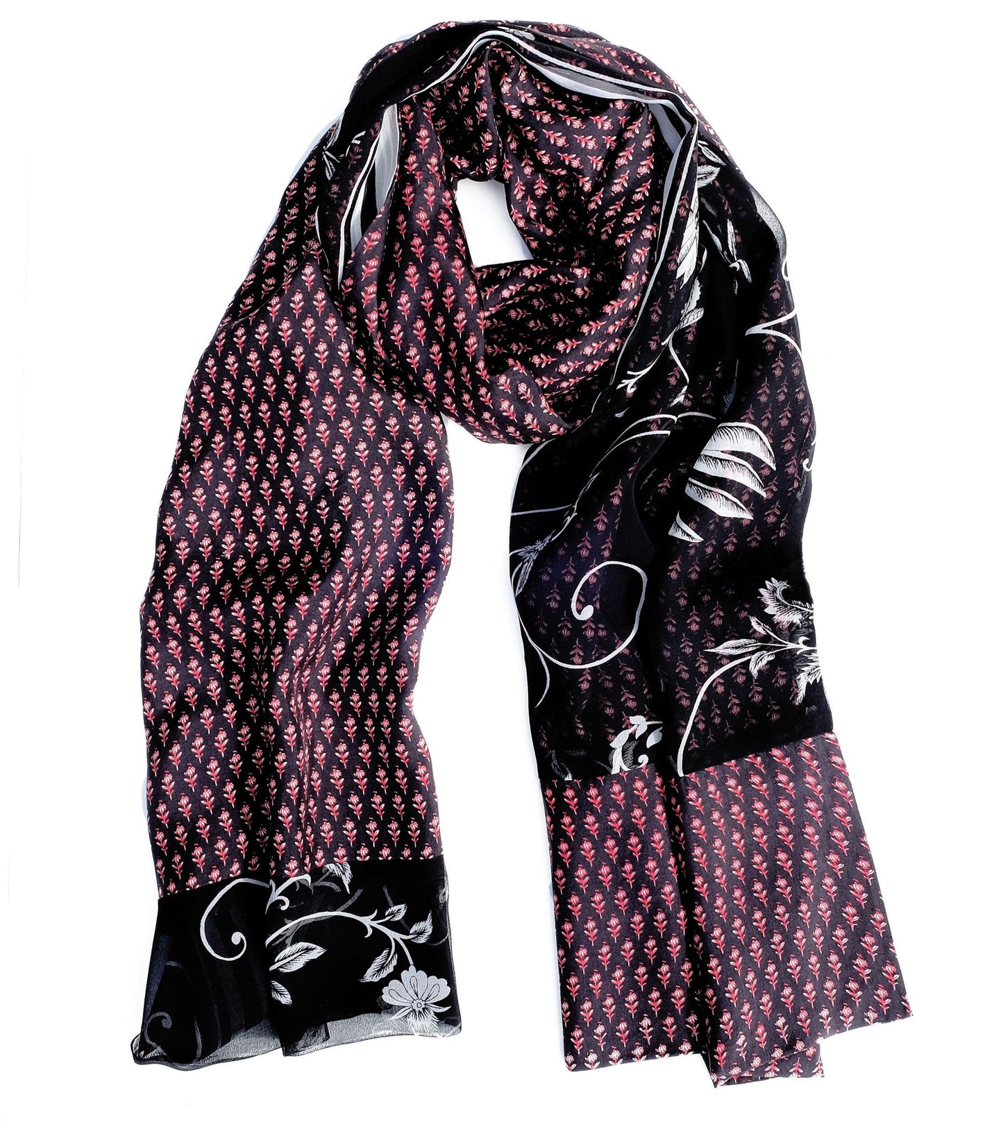 Amaya double layered silk stole