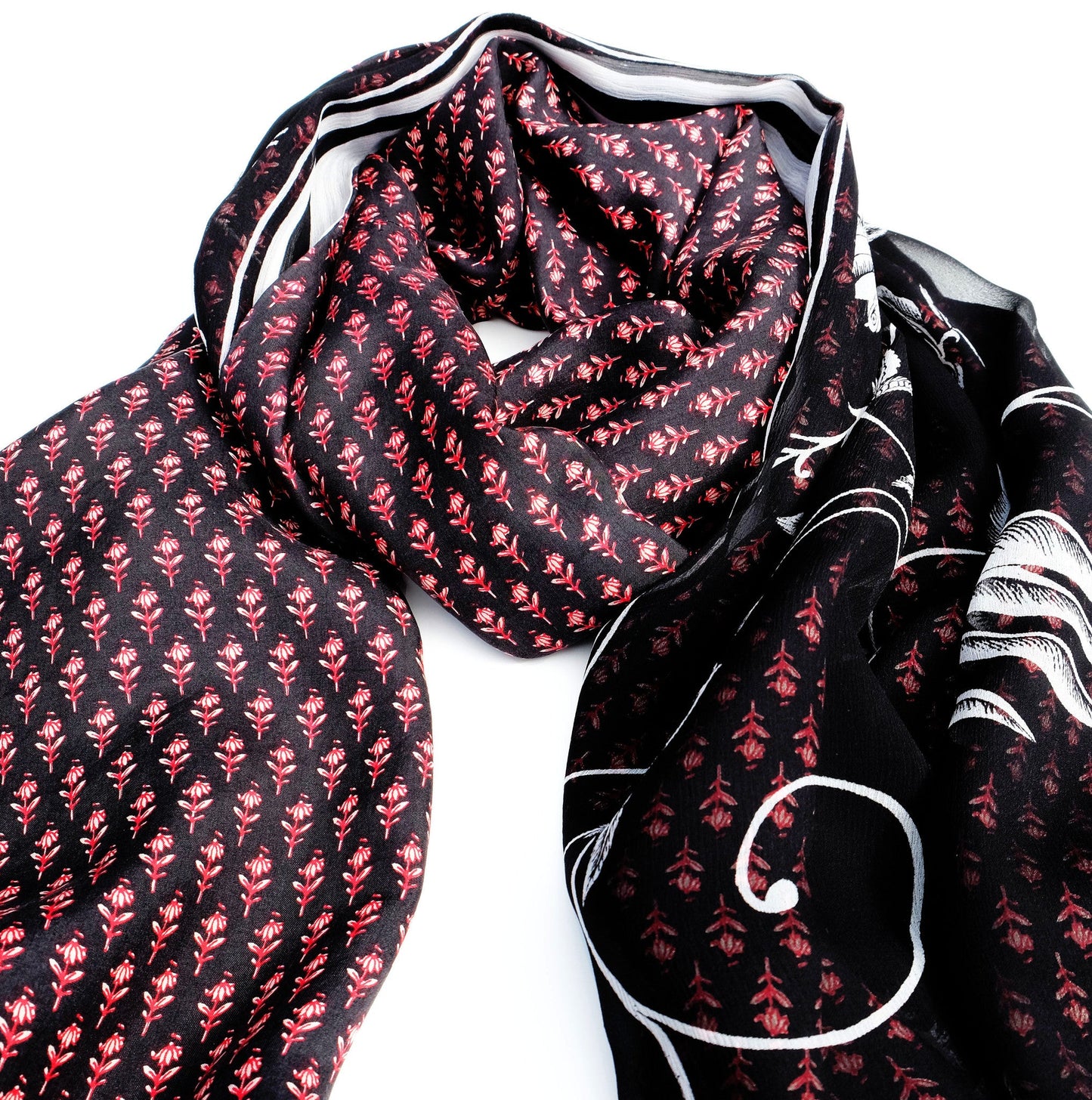 Amaya double layered silk stole