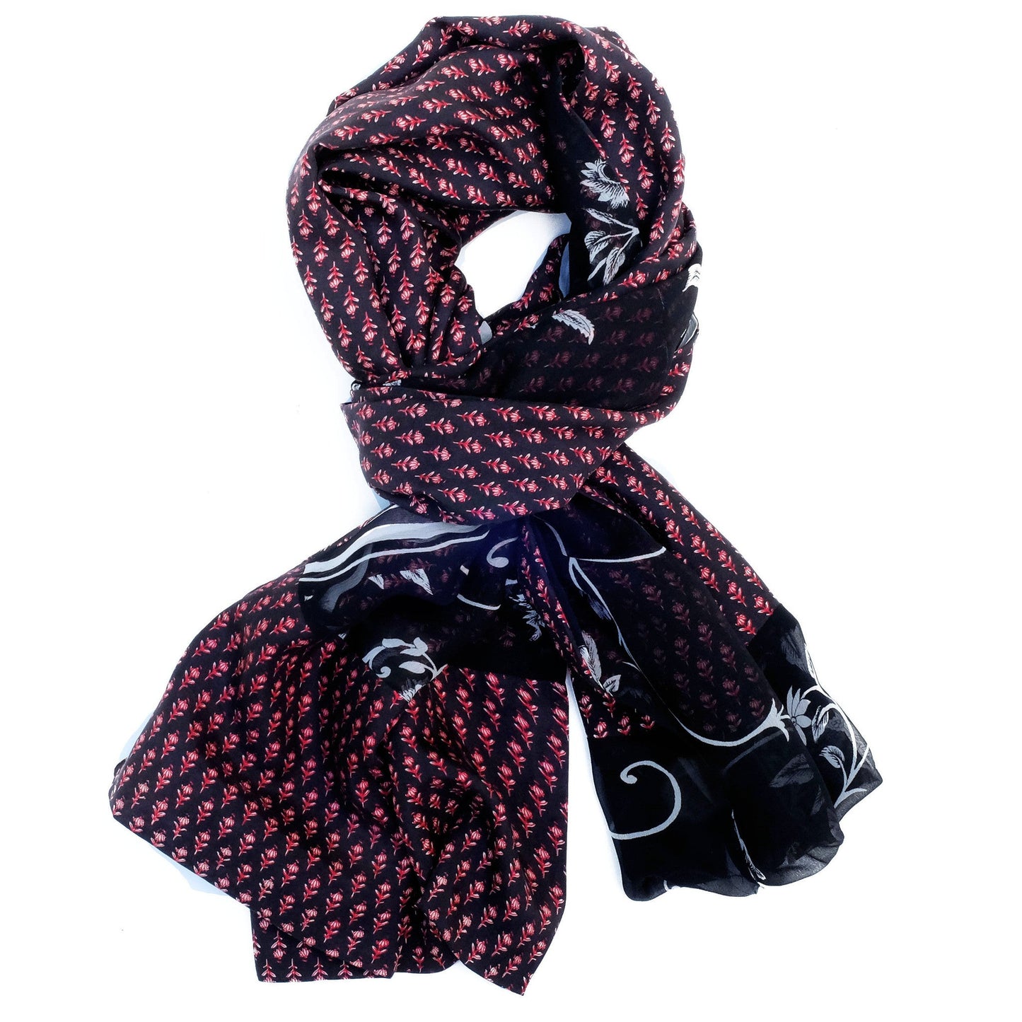 Amaya double layered silk stole