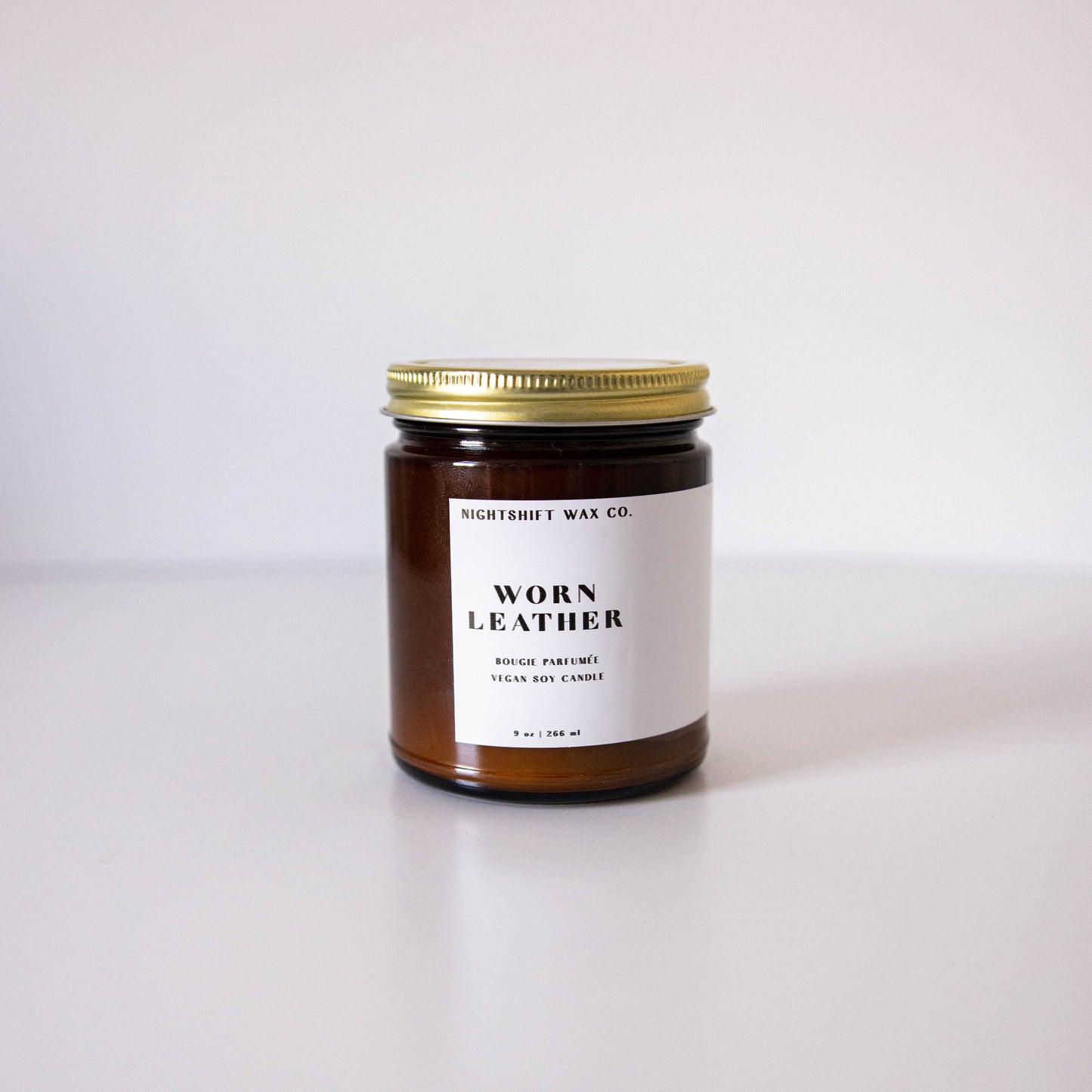 Worn Leather Soy Candle - Concordia Style Boutique