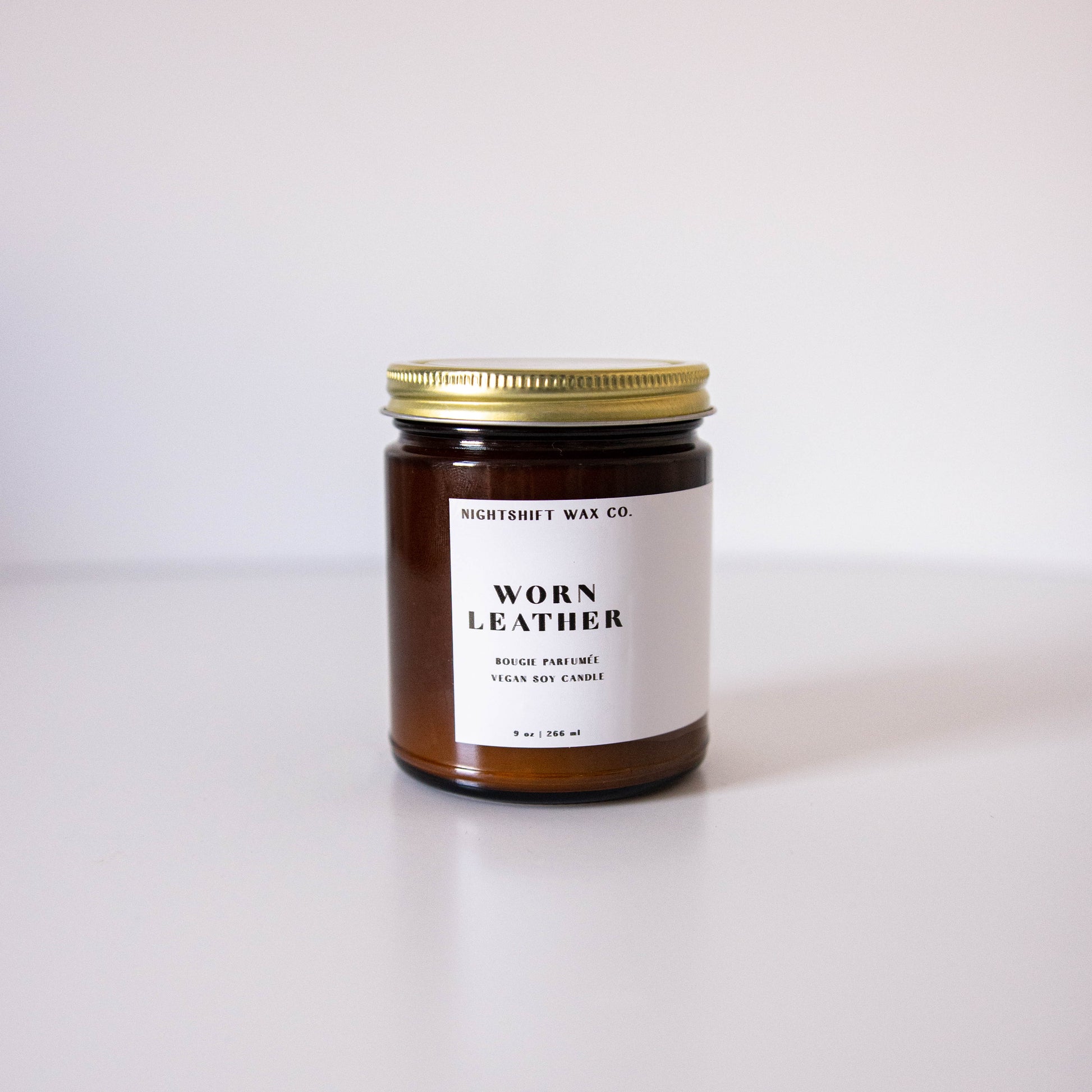 Worn Leather Soy Candle - Concordia Style Boutique