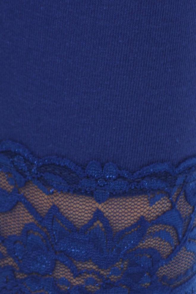 Sakkas Cotton Blend Lace Trim Stretch Capri Leggings - Made in USA - Concordia Style Boutique