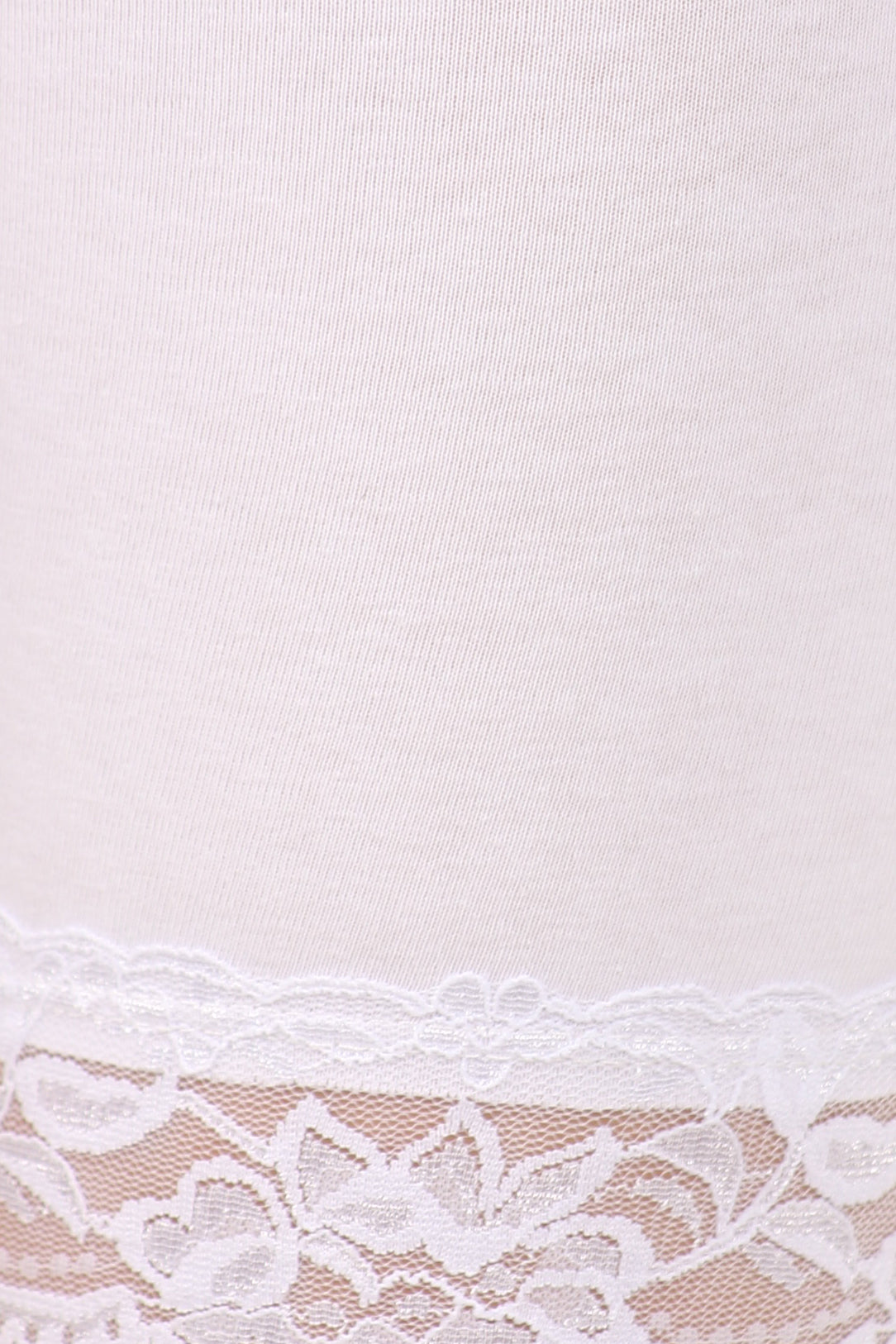 Sakkas Cotton Blend Lace Trim Stretch Bike Shorts - Made in USA - Concordia Style Boutique