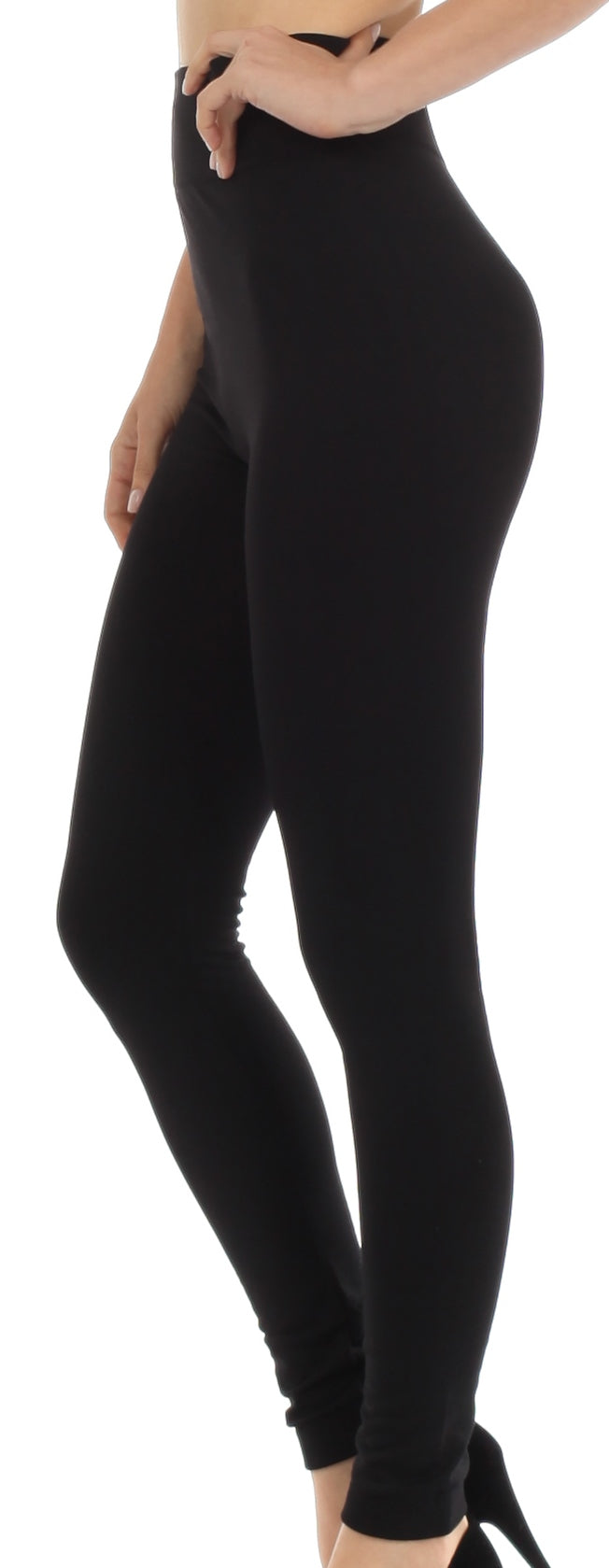 Sakkas Warm Soft Fleece Lined High Waist Leggings - Concordia Style Boutique