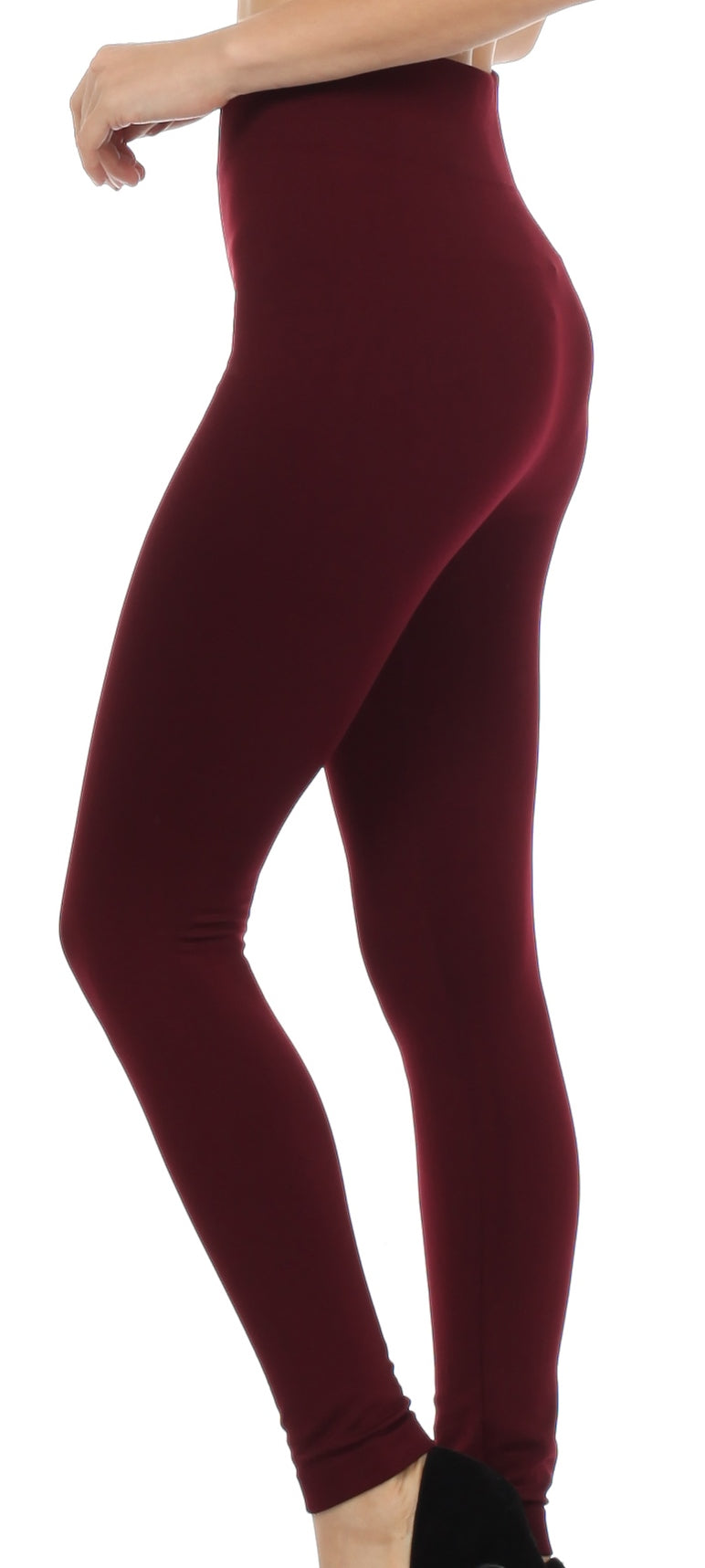 Sakkas Warm Soft Fleece Lined High Waist Leggings - Concordia Style Boutique