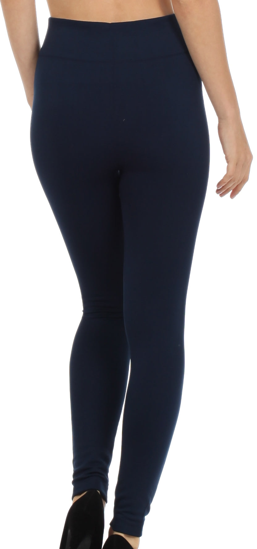 Sakkas Warm Soft Fleece Lined High Waist Leggings - Concordia Style Boutique
