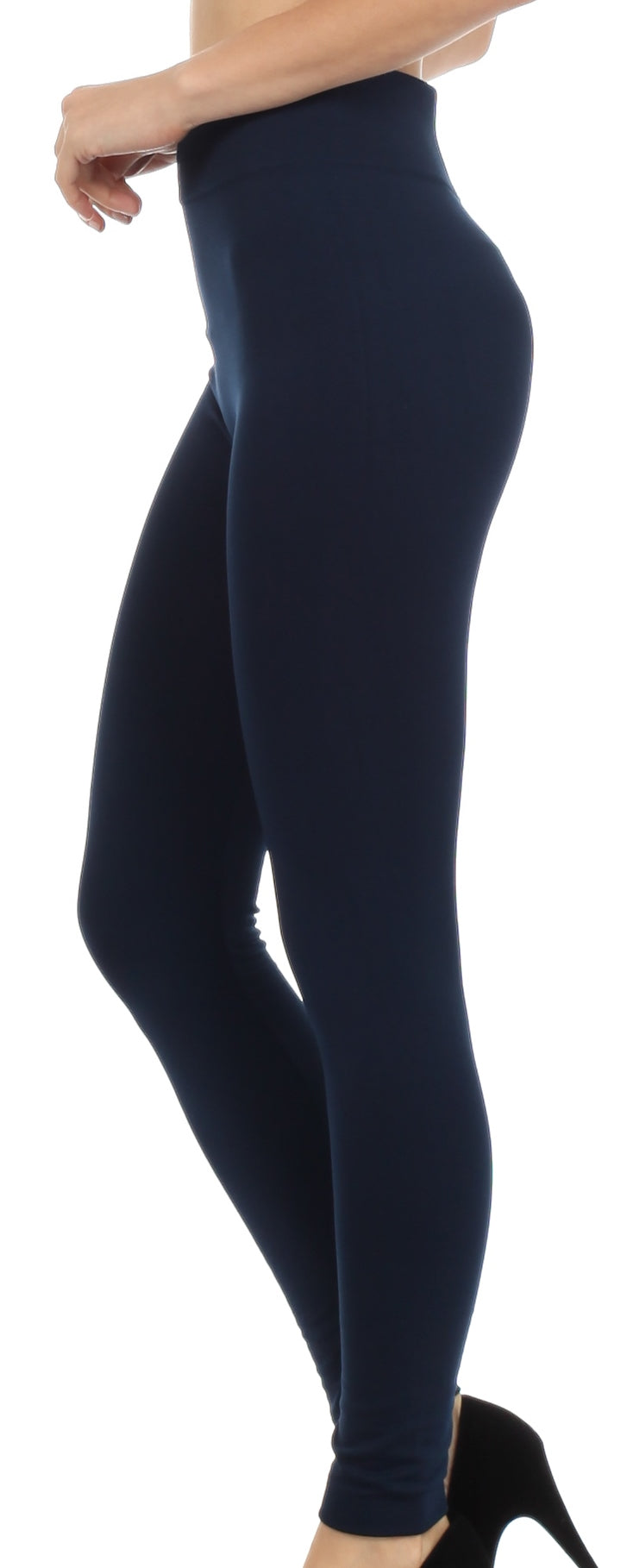 Sakkas Warm Soft Fleece Lined High Waist Leggings - Concordia Style Boutique